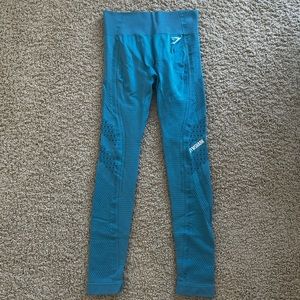 Gymshark V2 Seamless Leggings - Light Blue